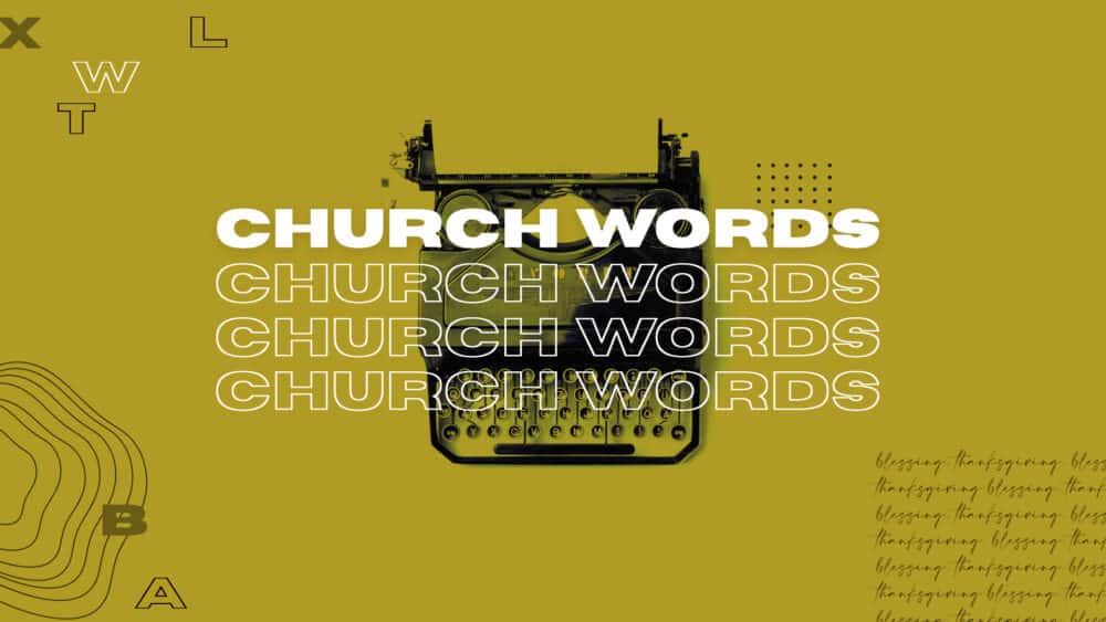 Church Words