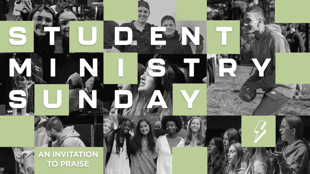 Student Ministry Sunday